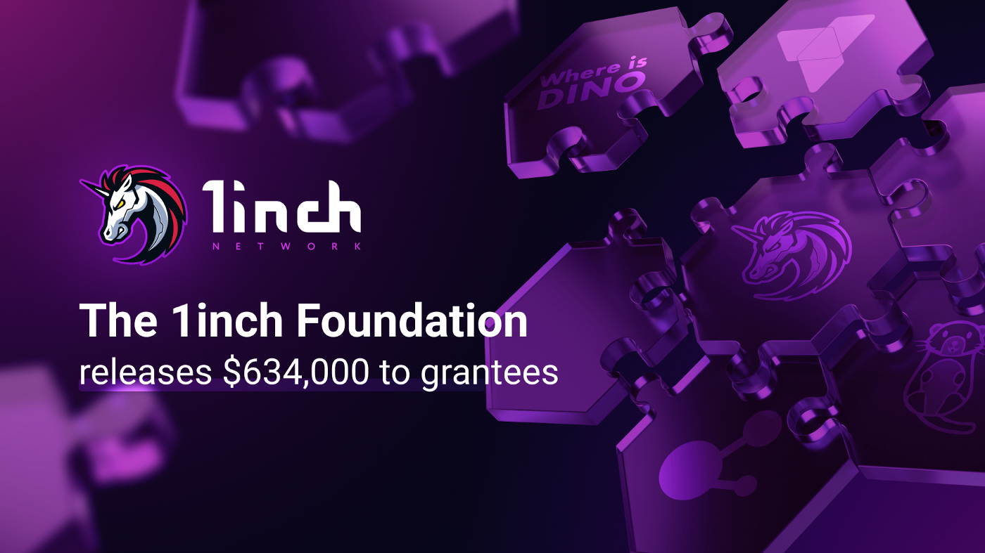 1inch Foundation выделяет 634 000 долларов грантополучателям